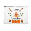 Mama Pumpkin Accessory Pouch Bag