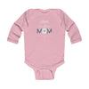 Load image into Gallery viewer, Home is Where Mom Is Design Long Sleeve Baby Bodysuit
