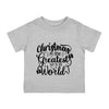 Load image into Gallery viewer, Greatest gift to the world Christmas Tee, Baby Tee, Infant Tee, Christmas Baby Tee