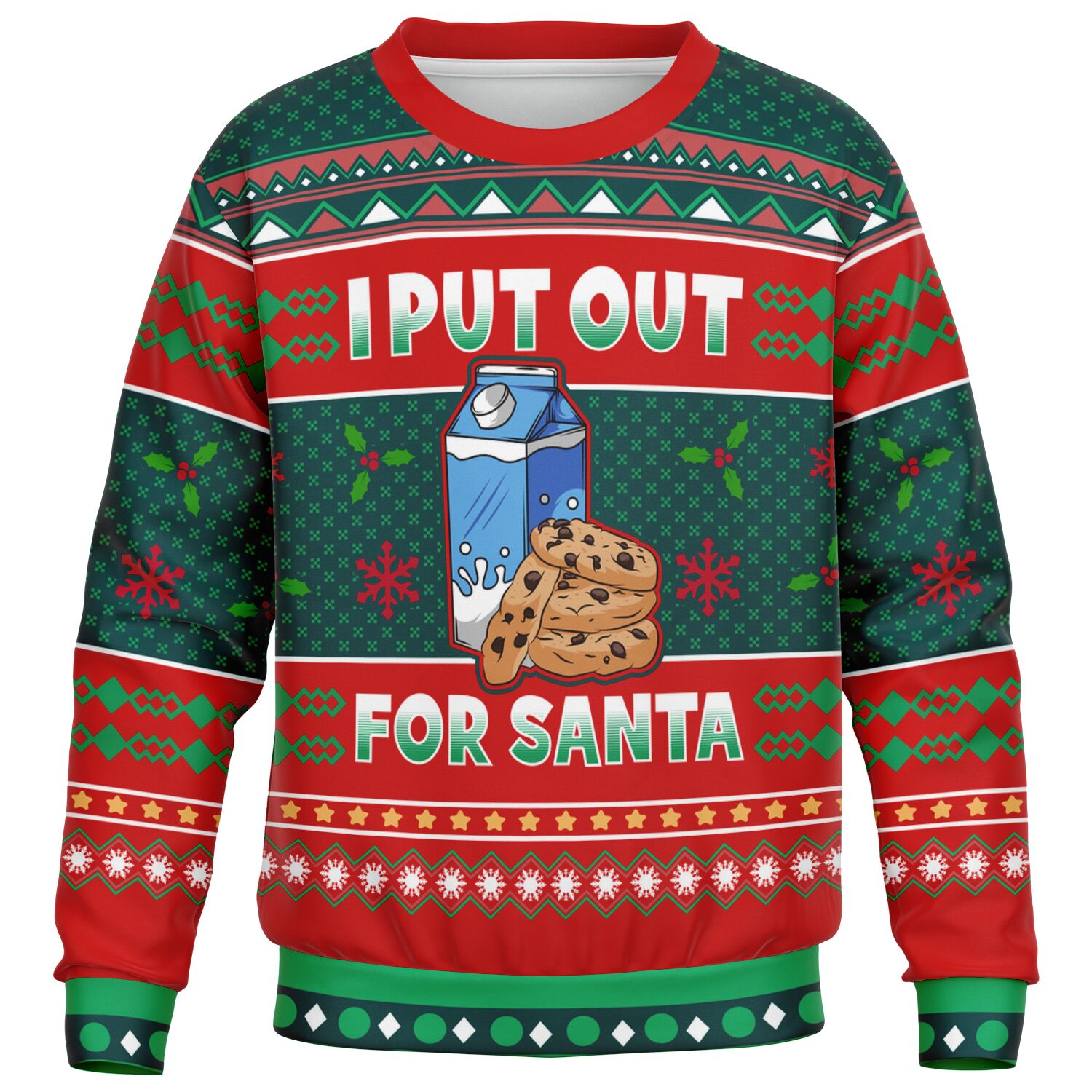 I put out for Santa Fashion Kids/Youth Sweatshirt