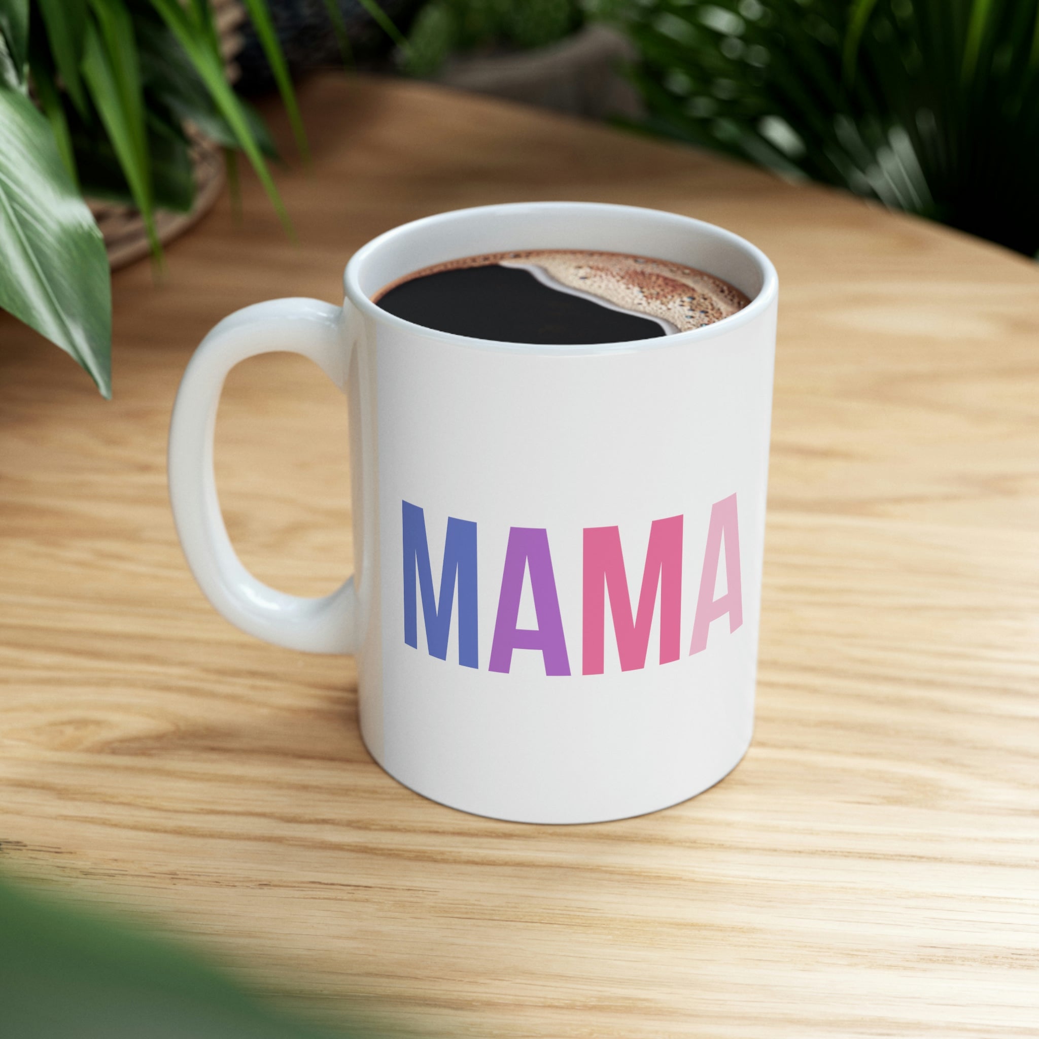 Mama Colorful Design Ceramic Mug 11oz