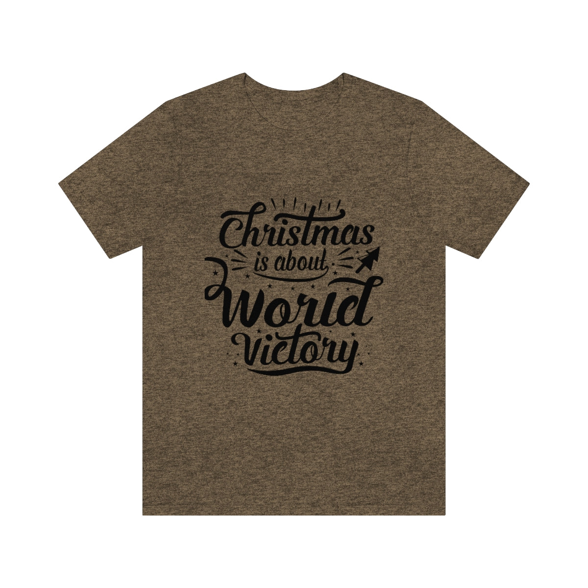World victory Christmas Tee, Christmas T-shirt, Merry Christmas T-shirt, Unisex T-shirts, Unisex jersey short sleeve tee