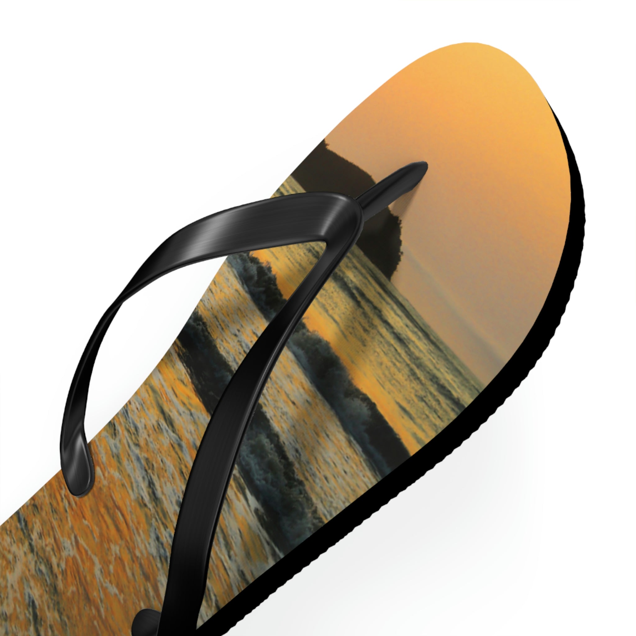 Beautiful Sunset  Flip Flops