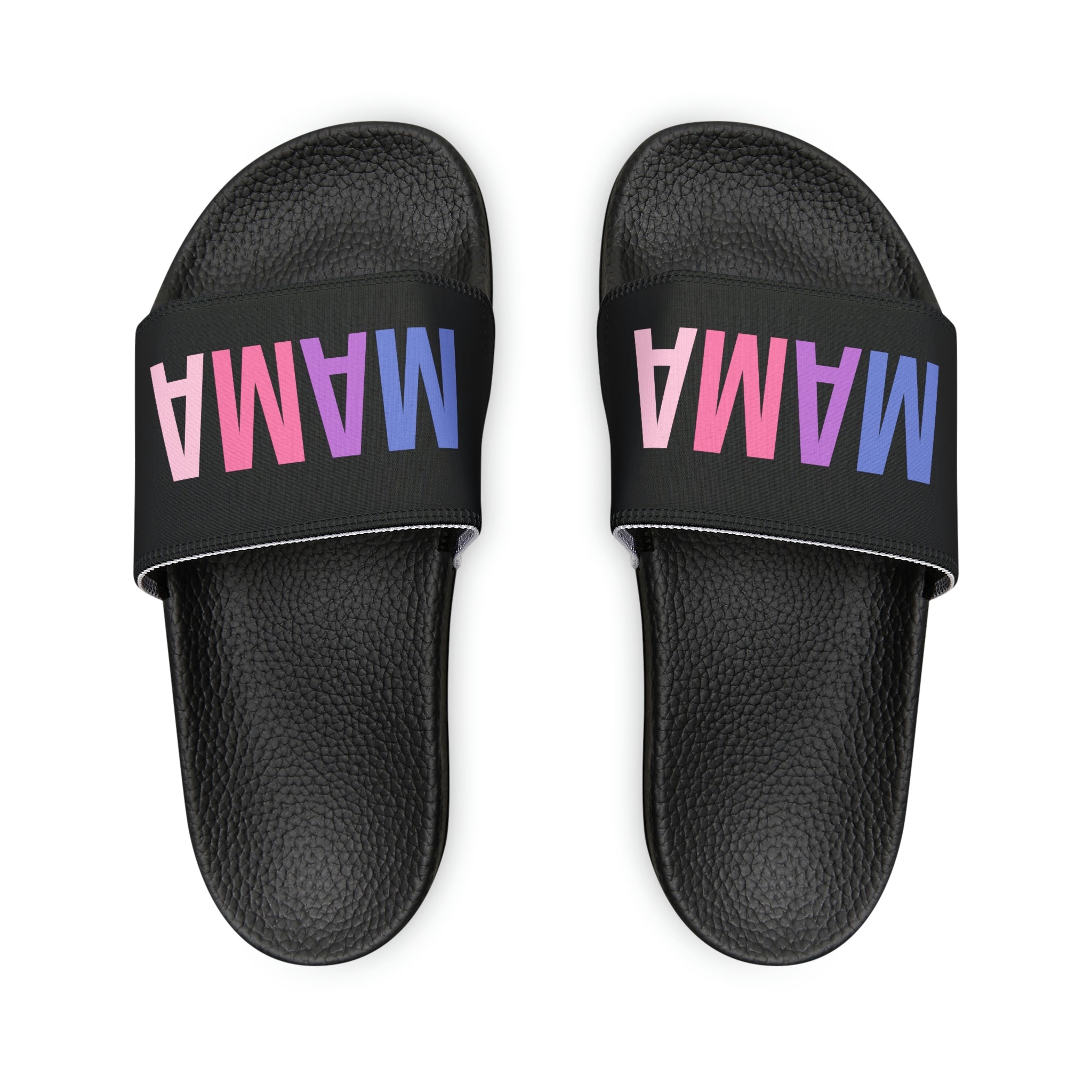 Mama Colorful Design Slide Sandals