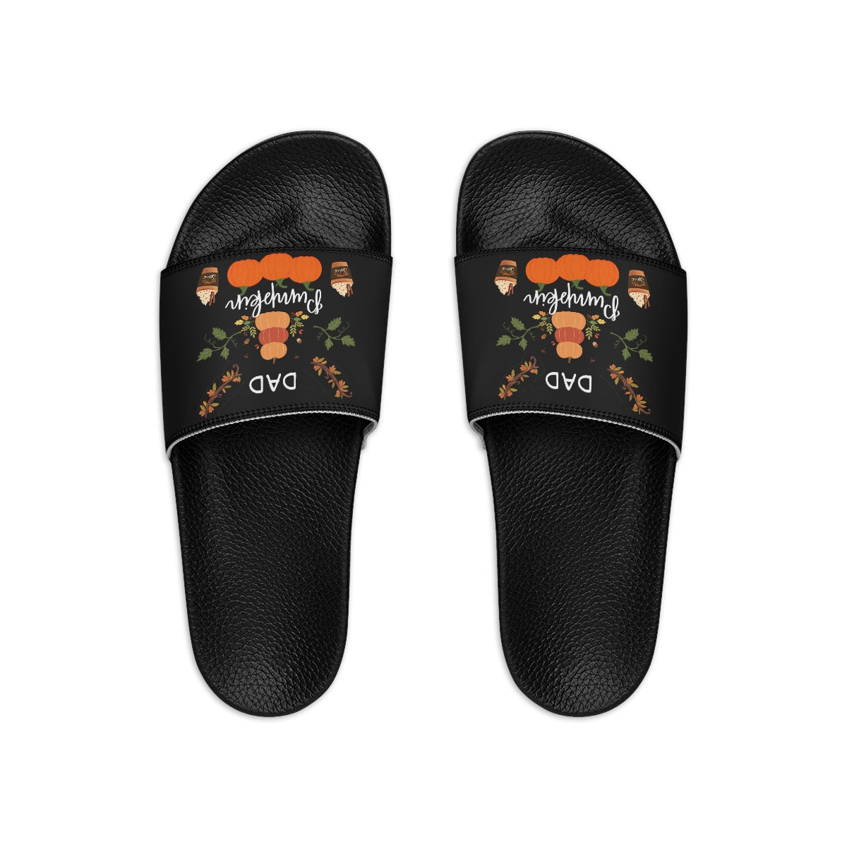 Dad Pumpkin Men's Slide Sandals