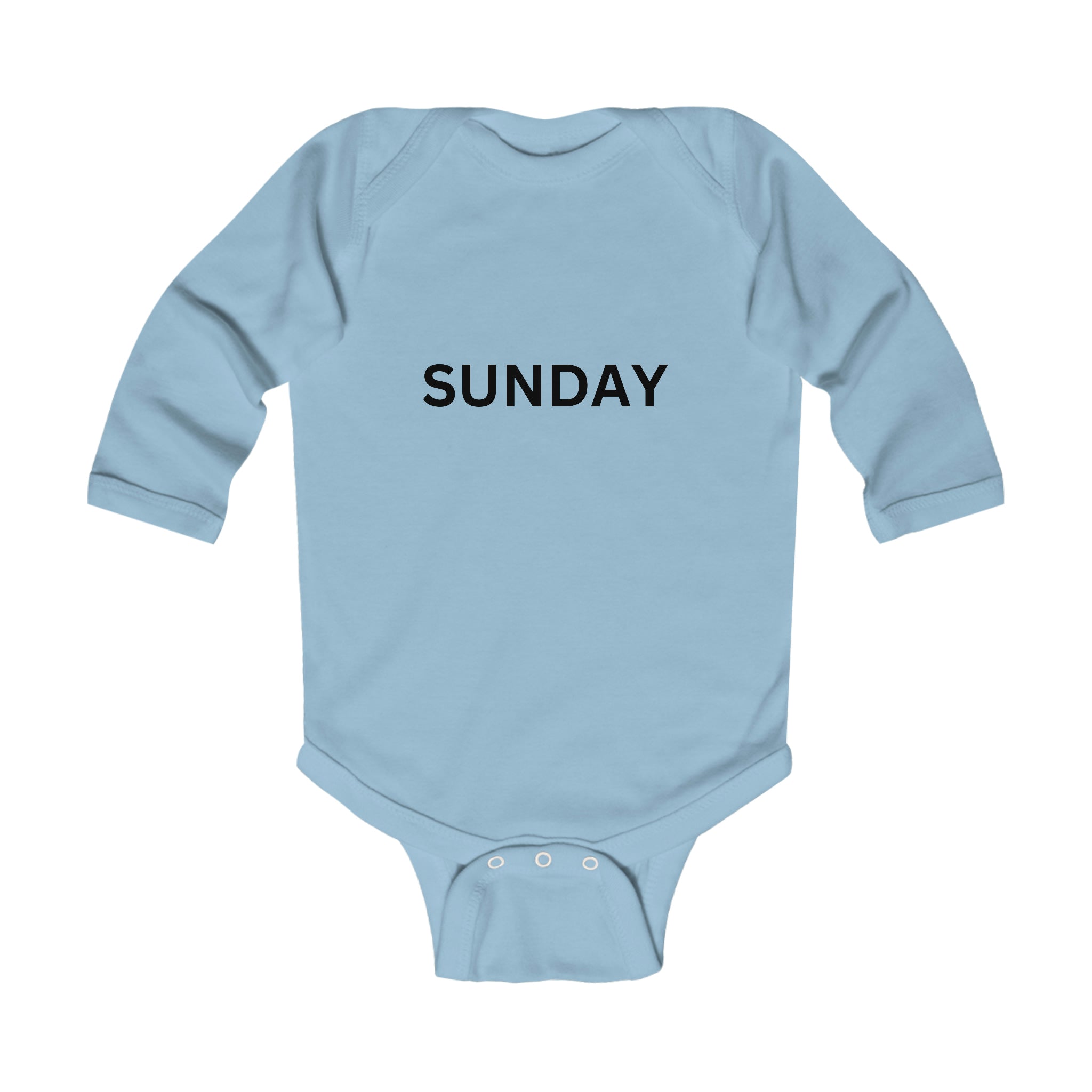 Sunday Long Sleeve Baby Bodysuit