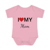 Load image into Gallery viewer, I Love My Mom Baby Bodysuit