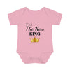 Load image into Gallery viewer, I&#39;m The New King Baby Bodysuit