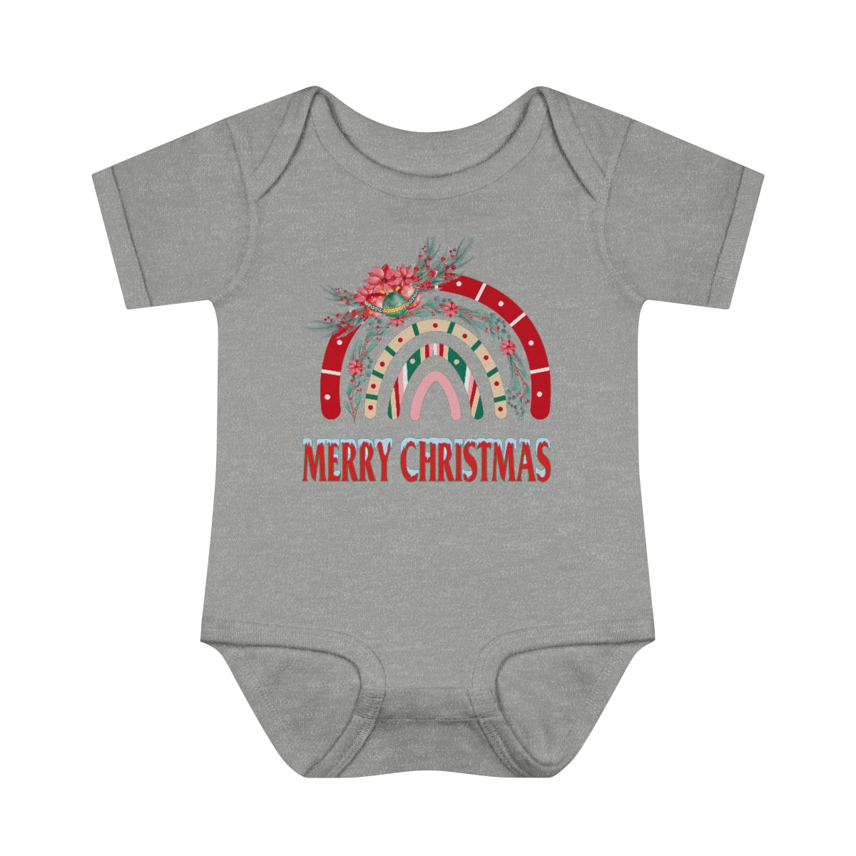 Christmas Bow  Merry Christmas, Baby Bodysuit, Infant Bodysuit, Christmas Baby Bodysuit