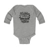 Load image into Gallery viewer, Christmas is about Hope victory Long Sleeve Baby Bodysuit, Merry Christmas, Christmas Long Sleeve Baby Bodysuit, Infant Long Sleeve Bodysuit, Merry Christmas Long Sleeve Baby Bodysuit