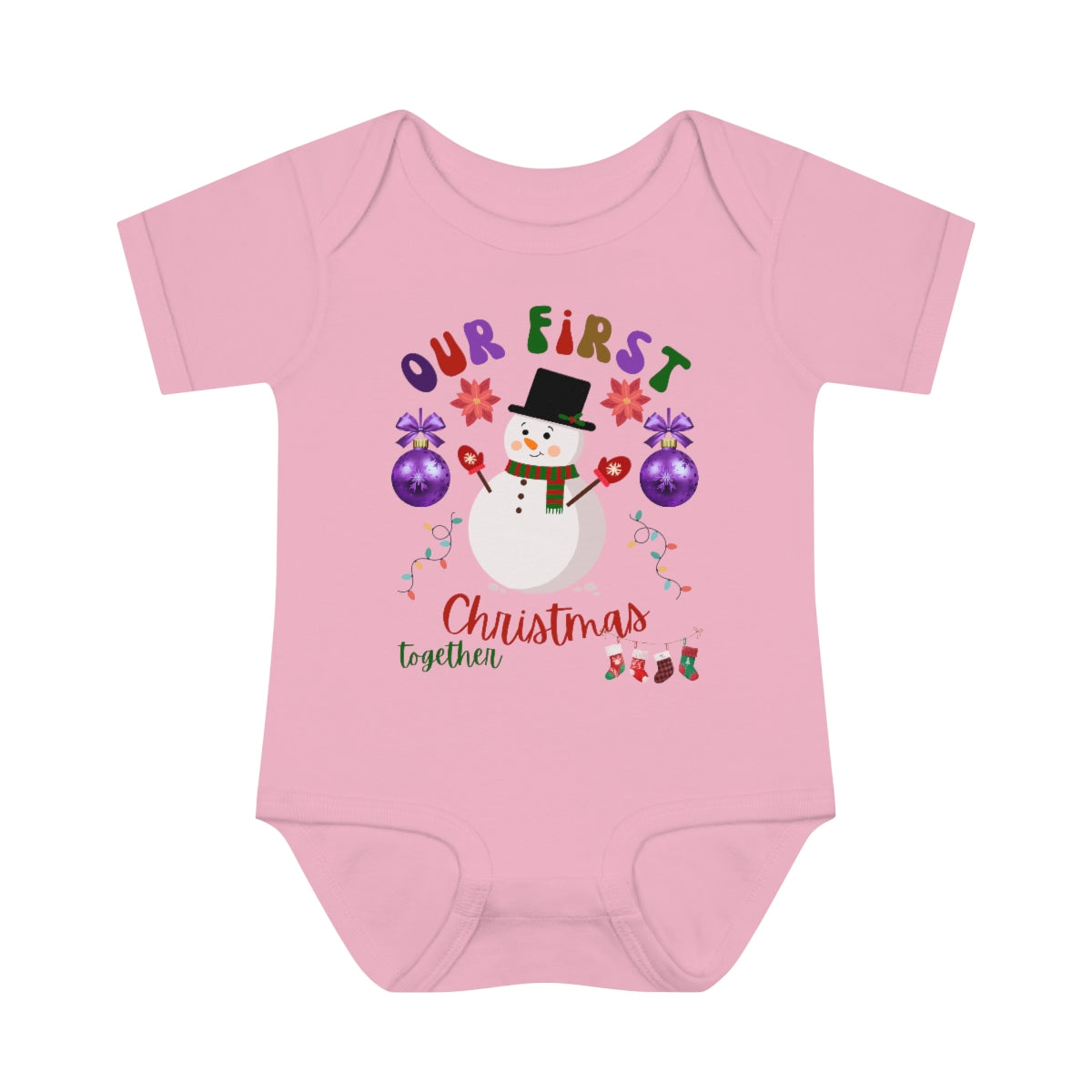 Our First Christmas Together Baby Bodysuit