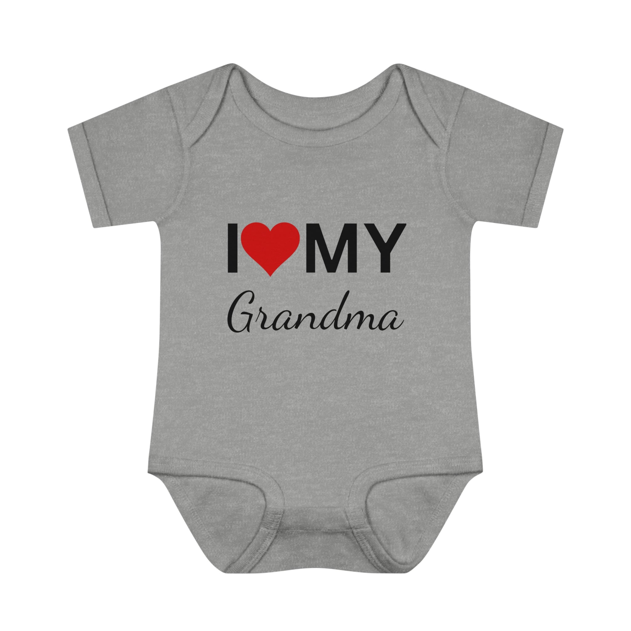 I Love My Grandma Baby Bodysuit