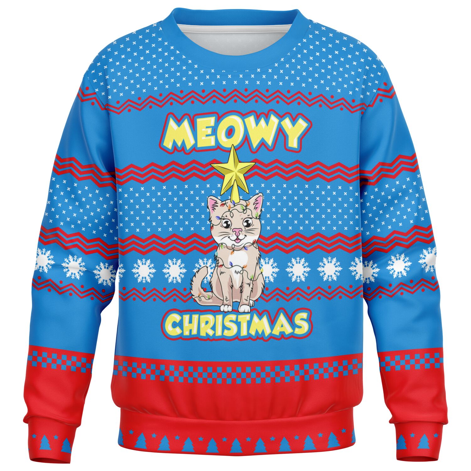 Meowy Christmas Fashion Kids/Youth Sweatshirt