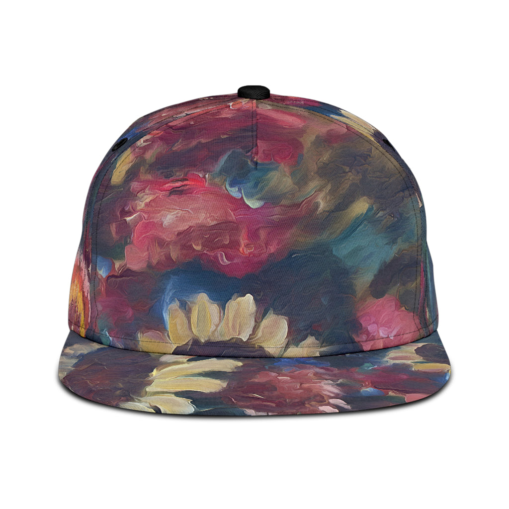 The Sunflower Bouquet Fine Art Snapback Hat from Painting