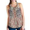 Artistic Vintage Feather Tank tops