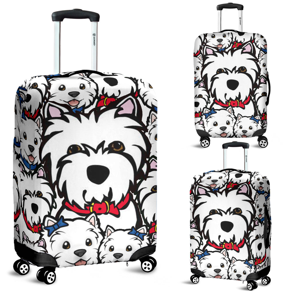 Westie Luggage Covers