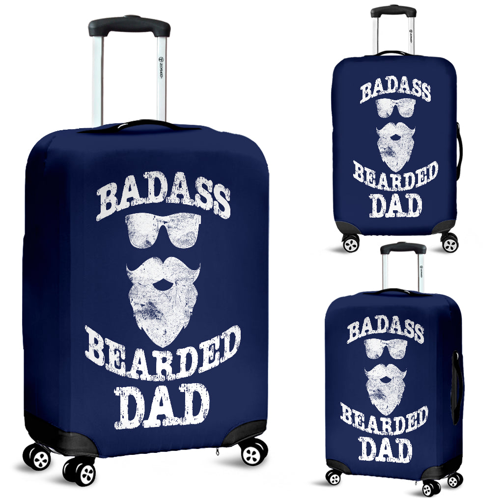 NP Bearded Dad Luggage Cover