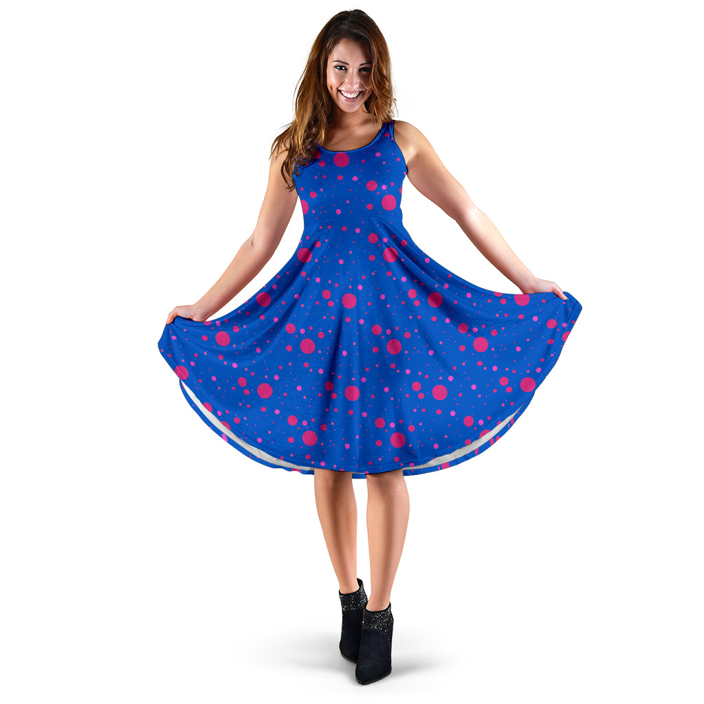 Pink and Blue State of Mind Women's Dress