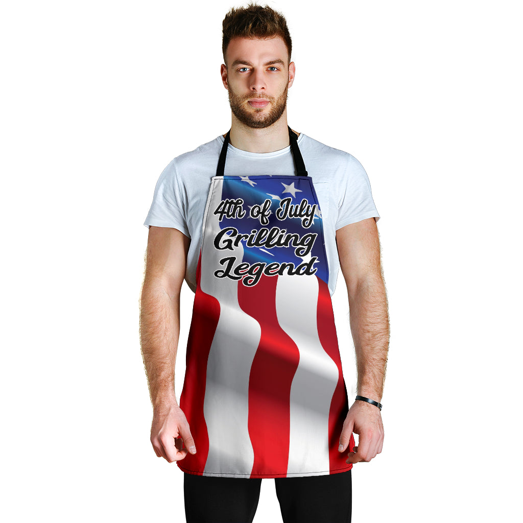 4th of July Grilling Men's Apron