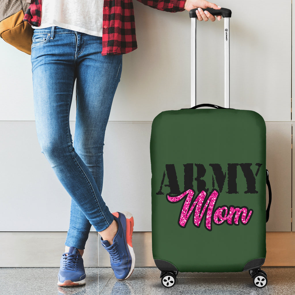 NP Army Mom Luggage Cover