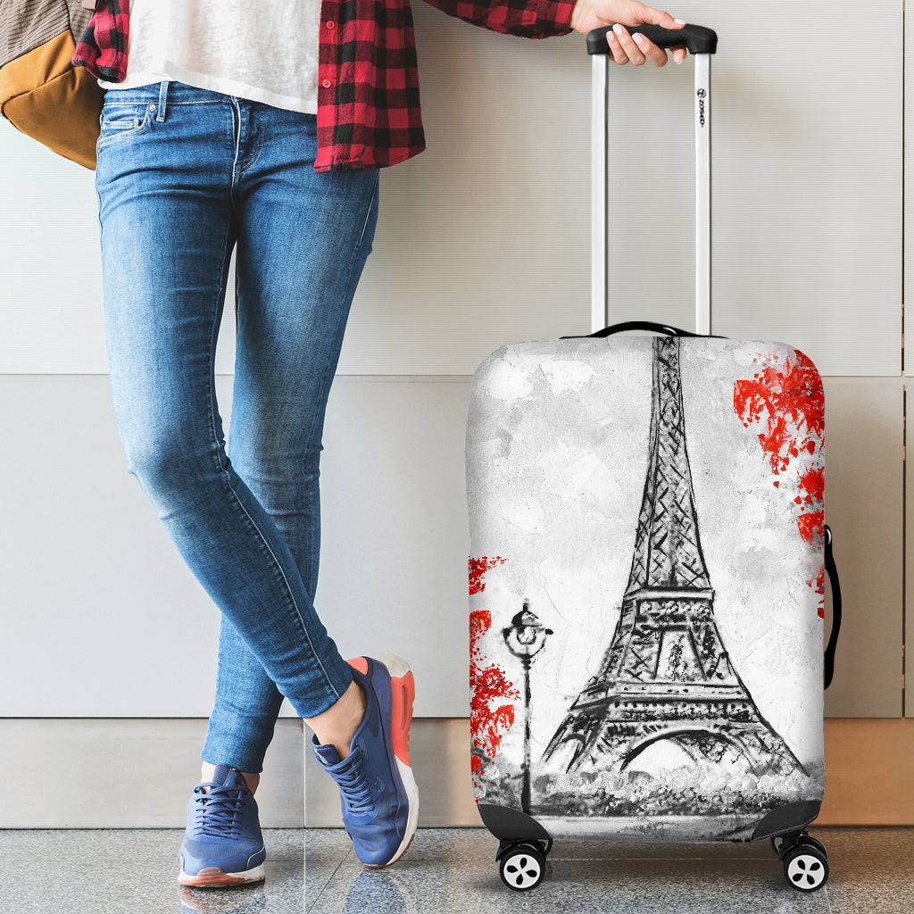 Paris Luggage Cover