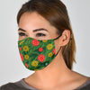Load image into Gallery viewer, Red Flower Garden Face Mask