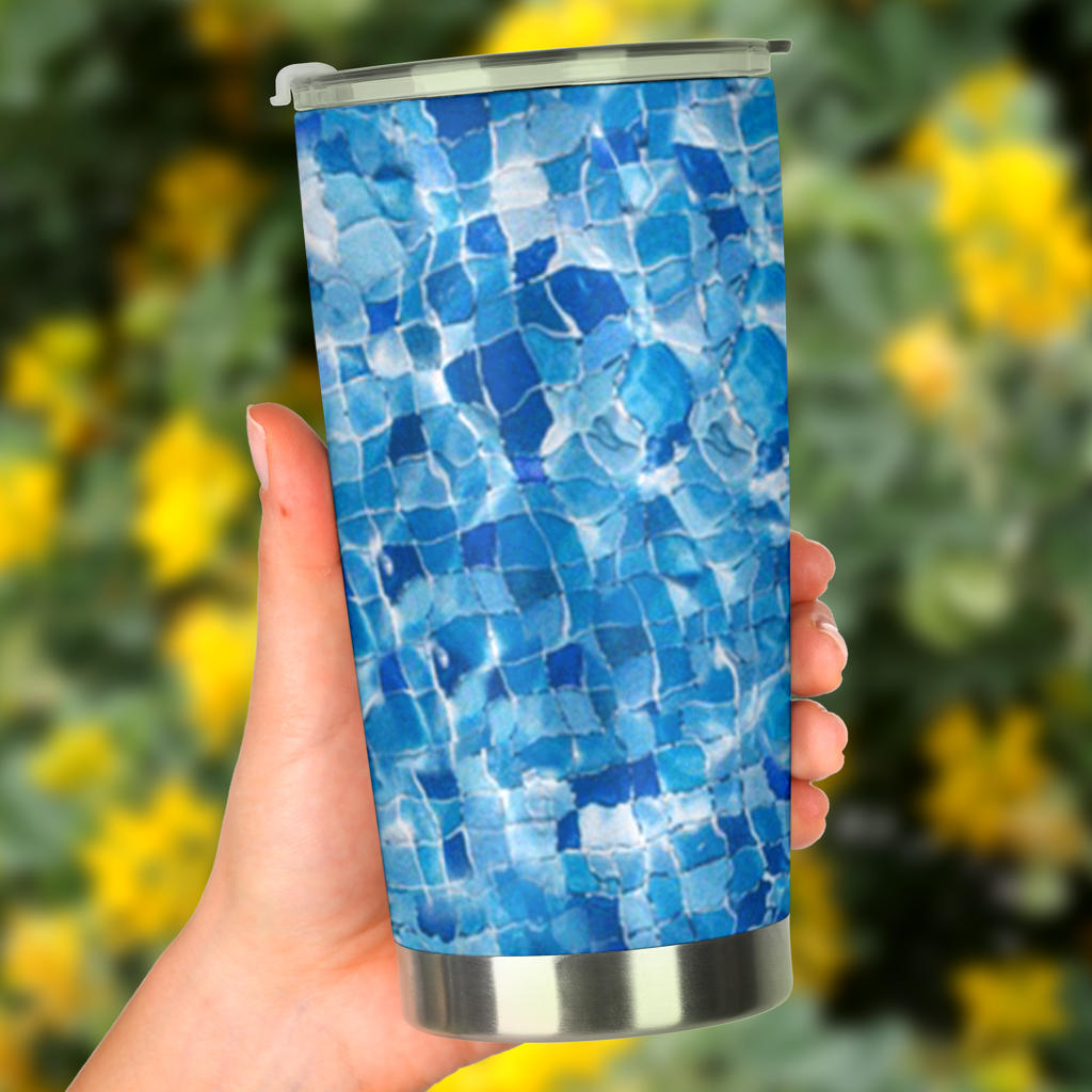 Tumbler Mosaic Blue
