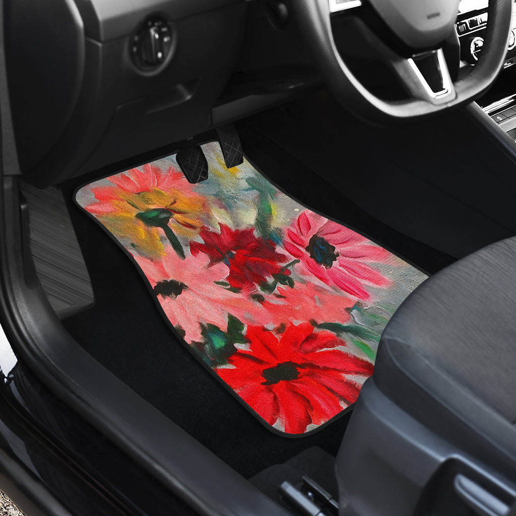 They Crystal Vase Car Mats from Fine Art Painting