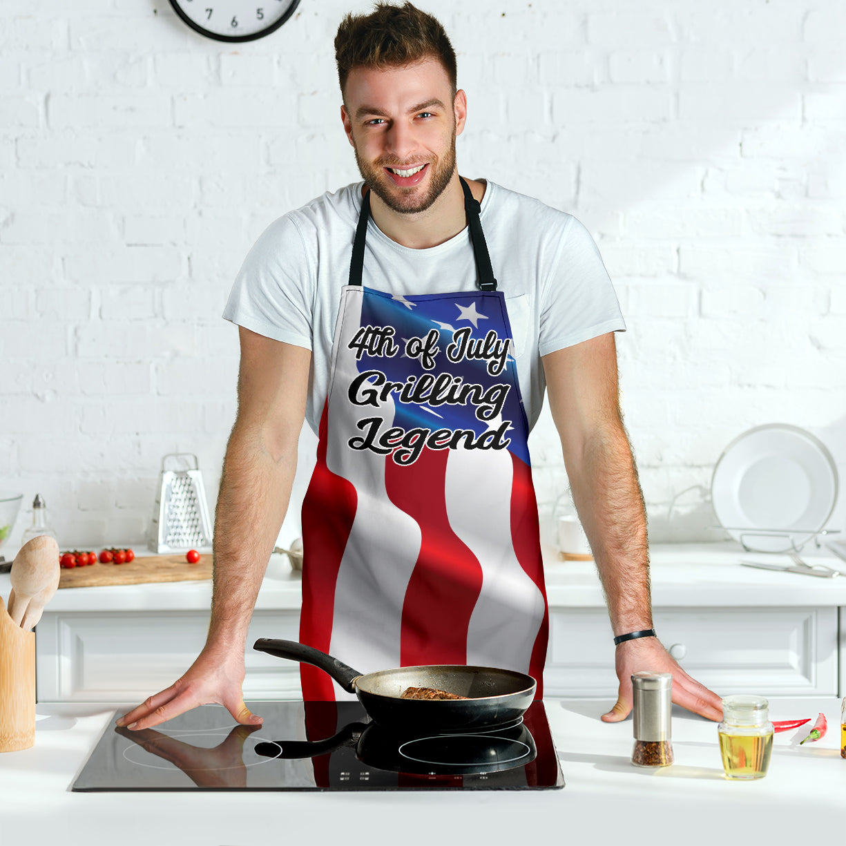 4th of July Grilling Men's Apron