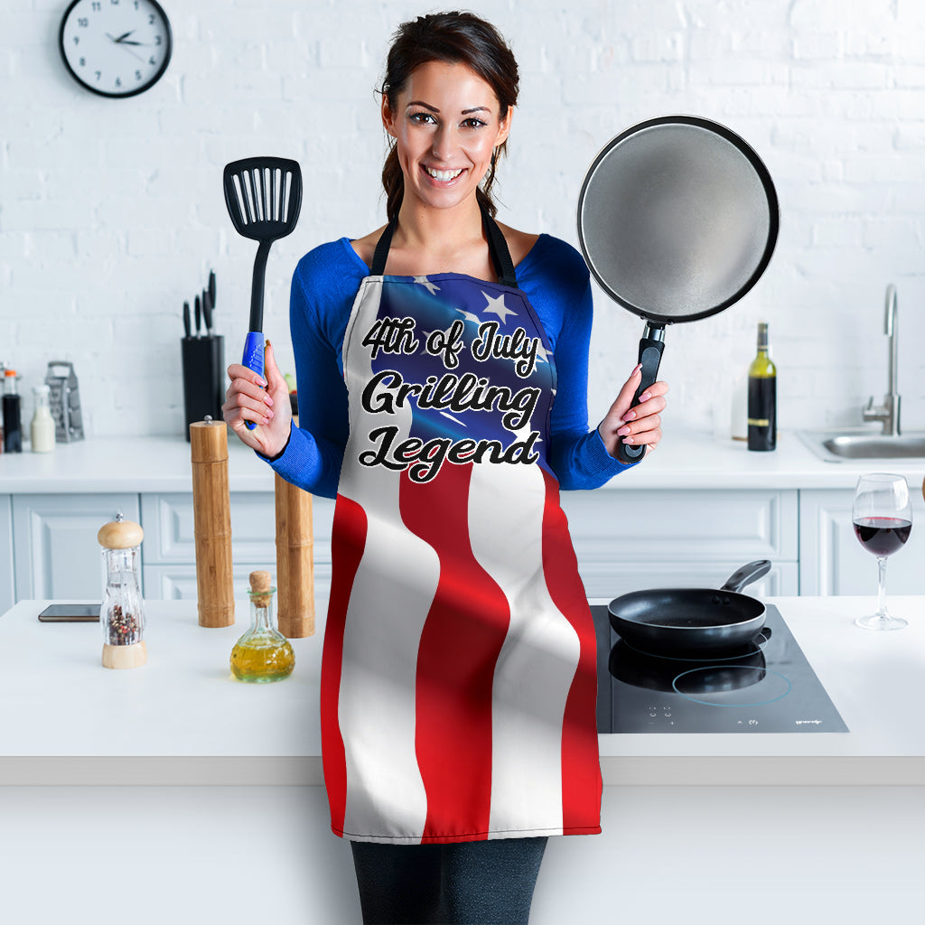 4th July Grilling Women's Apron