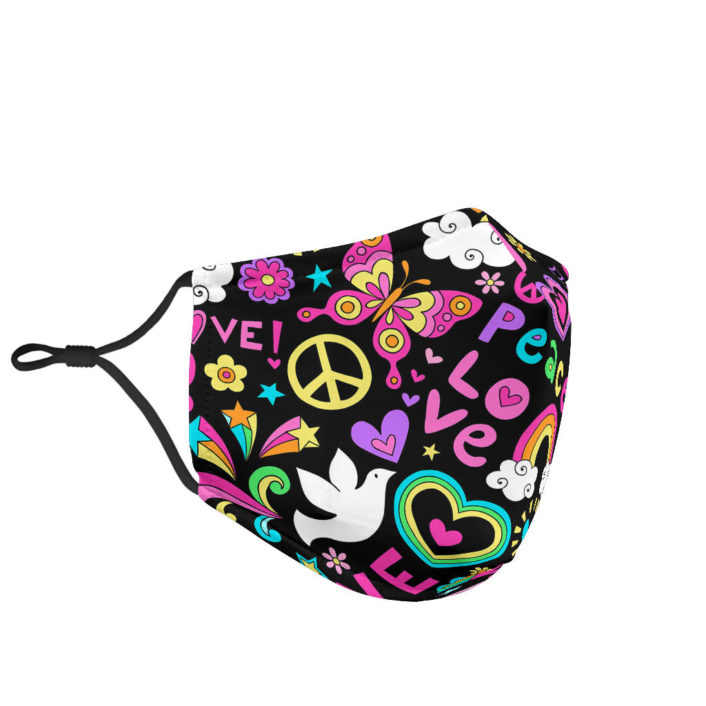 Love and peace Face Mask